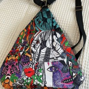 Butterfly Black backpack NWOT